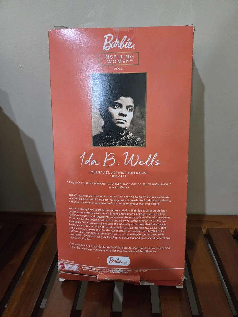 Barbie Inspiring Women Series Dolls Ida B. Wells , Madam C.J. Walker